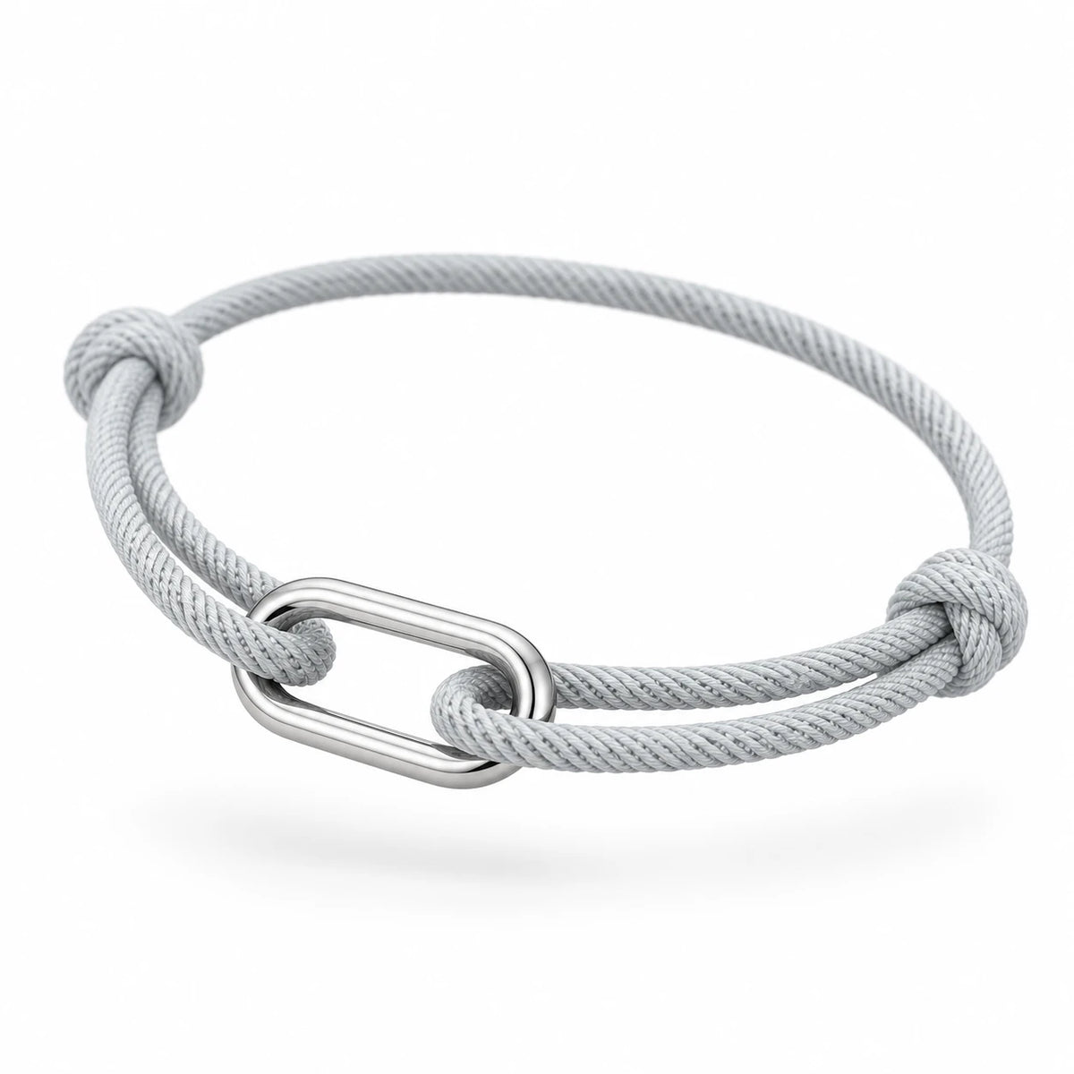Rope bracelet in grey